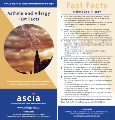 Asthma and Allergy