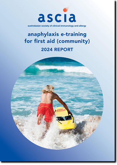 ASCIA first aid etraining for 2024 Report