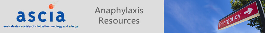ASCIA anaphylaxis resources 2022