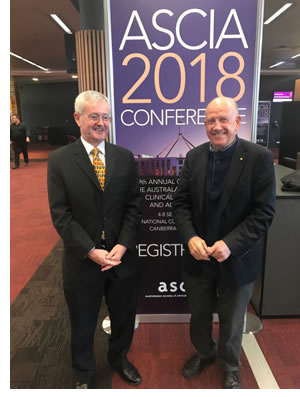 ASCIA 2018 Basten Orator Dr Ray Mullins and Prof Anthony Basten