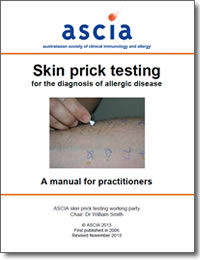 Skin Prick Testing Australasian Society Of Clinical - 