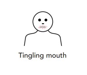 Tingling mouth